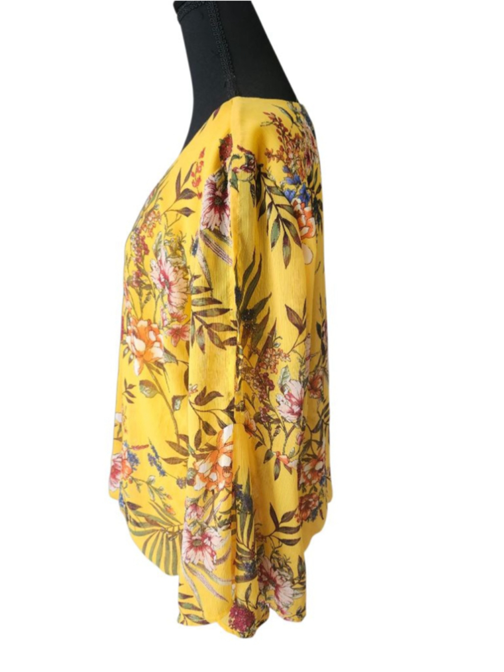 ALYX Yellow Floral Blouse L - Picture 3 of 9
